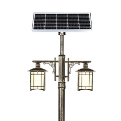 Cột Đèn Cảnh Quan Sân Vườn Năng Lượng Mặt Trời Kiểu Dáng Cổ Điển ZALAA OEM ZSCV