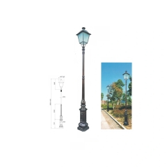 Cột Đèn Sân Vườn Tân Cổ Điển Kiểu Dáng Châu Âu 1 Bóng | ZSV-GLP EU001A - Garden Light Pole Style European Neo Classical