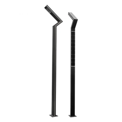 Cột và Đèn LED Chiếu Sáng Cảnh Quan ZSR-2025 Smart City - Tấm Pin Dọc Vertical