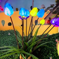 Đèn LED Mô Phỏng Bông Hoa Tulip - Simulation Tulips Light cho Vườn Ánh Sáng Zalaa Light Garden