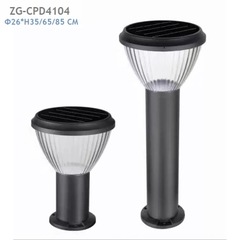 Đèn LED Trụ Sân Vườn Năng Lượng Mặt Trời ZALAA ZG-CPD4104