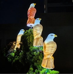 Đèn LED ZALAA Mô Phỏng Hình Chim Đại Bàng Ngồi Im Cho Dự Án Chiếu Sáng Cảnh Quan Sân Vườn