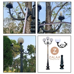 Dịch Vụ Sửa Chữa Cột Đèn Cảnh Quan 3,5-4m, Tay Đèn Chùm & Quả Cầu D300, D400, D250, D200