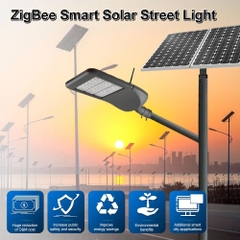 Giải pháp chiếu sáng thông minh Zigbee Smart Solar Lighting Solutions cho đèn đường nlmt Zalaa