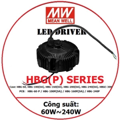 Nguồn Đèn LED Driver Meanwell HBG(P)