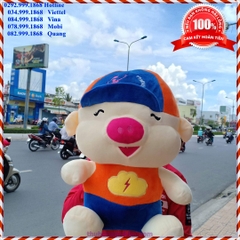 HEO NGỒI ĐỘI NÓN.