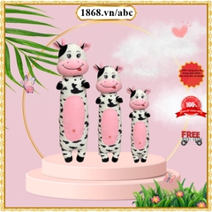 GỐI ÔM ĐẦU THÚ BÒ SỮA.