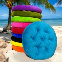 LÓT NGỒI TRÒN MÀU TRƠN 50CM.