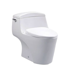 Bàn cầu 1 khối Caesar C1353F (không nắp) + Nắp rửa TAF610H