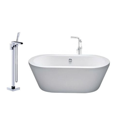 Combo bồn tắm Caesar KT1170 kèm vòi AS689C đặt sàn