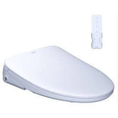 Bàn cầu 1 khối Caesar C1394 (không nắp) + nắp rửa TAF710H