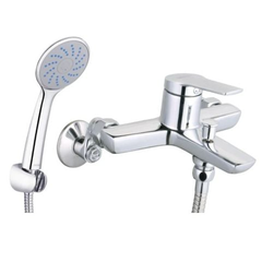 Combo vòi lavabo sen tắm Caesar B202CU + S203C