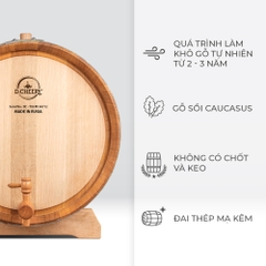 Thùng Gỗ Sồi Nhập Khẩu Nga D.CHEERY 225L