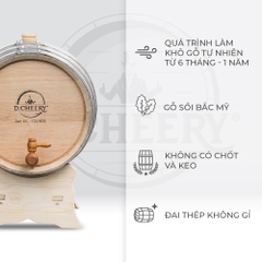 Thùng Gỗ Sồi D.CHEERY 20L