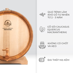 Thùng Gỗ Sồi Nhập Khẩu D.CHEERY 100L