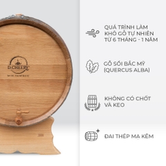 Thùng Gỗ Sồi D.CHEERY 200L
