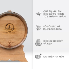 Thùng Gỗ Sồi D.CHEERY 30L