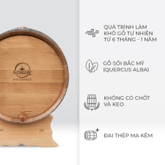 Thùng Gỗ Sồi D.CHEERY 50L
