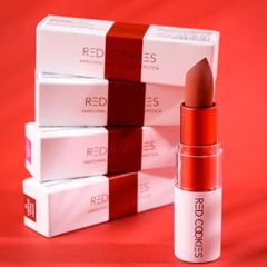 Son thỏi lì lên màu chuẩn lâu trôi RED COOKIES Marshmallow Powder Lipstick không gây khô môi 3.5g