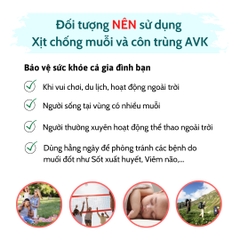 Xịt Chống Muỗi Và Côn Trùng Đốt AVK Amuldy-S 60ml