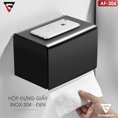 Hộp Đựng Giấy Vệ Sinh INOX 304 Cao Cấp | Dán Tường Chịu Lực | Moyang - gia dụng plus