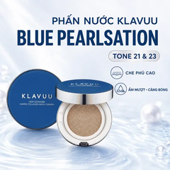 Phấn Nước Klavuu Blue Pearlsation High Coverage Marine Collagen Aqua