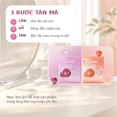 Set Má Kem Và Bắt Sáng Romand Juicy Roll Cheek (Olive Young Limited Edition) (HSD 02/2028)