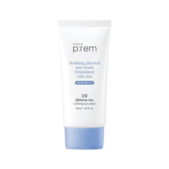 Kem Chống Nắng Vật Lý Dành Cho Da Nhạy Cảm Make P:rem UV Defense Me Calming Sun Cream 50ml (Xanh) (Nhập Khẩu)