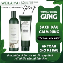 Bộ Gội Xả Weilaiya Ginger Shampoo [Tem Trắng]