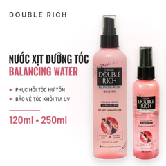Nước Xịt Dưỡng Tóc Double Rich Balancing Water Double Repair UV Protection (Hồng)