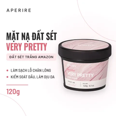 Mặt Nạ Đất Sét Aperire Cải Thiện Lỗ Chân Lông, Kiểm Soát Dầu, Làm Dịu Da Spa Relief Pore Mask 120g - Very Pretty (Hồng)