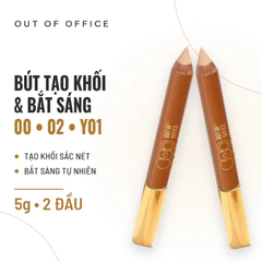Bút Tạo Khối Và Bắt Sáng Out Of Office Contour & Highlight Duo Pencil 5g