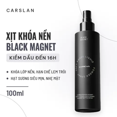 Xịt Khóa Nền Kiềm Dầu Carslan Black Magnet Soft Focus Liquid Powder Makeup Setting Spray 100ml