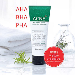 Sữa Rửa Mặt Some By Mi Aha Bha Pha 30 Days Miracle Acne Clear Foam 100ml