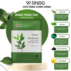 Mặt Nạ Giấy Tràm Trà Giảm Mụn BNBG Vita Teatree Healing Face (Mẫu Mới)