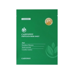 Mặt Nạ Trị Mụn Caryophy Làm Giảm Mụn, Thâm & Dưỡng Ẩm Da Portulaca Mask Sheet 3 In 1 22g