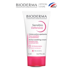 Kem Dưỡng Ẩm Bioderma Sensibio Defensive Active Soothing Cream 5ml (Nhập Khẩu)