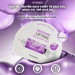 Mặt Nạ Giấy BNBG Nâng Cơ Trẻ Hóa Da Exosome Lifting Skin Booster Mask 30ml (Tím) - ảnh 2