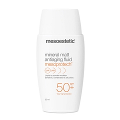 Kem Chống Nắng Mesoestetic Cho Da Dầu Mesoprotech Mineral Matt Antiaging Fluid SPF50+ 50ml (Mẫu Mới)