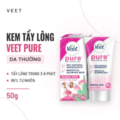 Kem Tẩy Lông Veet Pure Hair Removal Cream - Normal Skin Da Thường 50g (Mẫu Mới) - 50g
