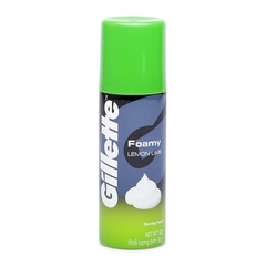 Bọt Cạo Râu Gillette Hương Chanh Foamy Lemon Lime