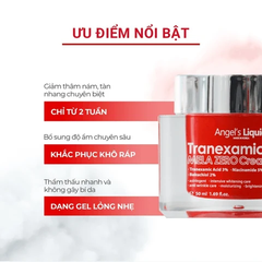 Combo Tinh Chất & Kem Dưỡng Angel's Liquid Tranexamic Mela Zero Ampoule 30ml & Mela Zero Cream 50ml
