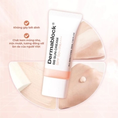 Kem Chống Nắng Che Khuyết Điểm 2 In 1 Dermablock BB Sun Cream SPF50+ 35ml