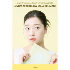 Mặt Nạ Thạch Dưỡng Trắng Da Luvum Afterglow Yuja Vita C Gel Mask 33g (Vàng)