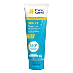 Kem Chống Nắng Cancer Council CCA Sport Sunscreen SPF50+ 110ml