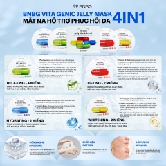 Mặt Nạ Giấy BNBG Vita Genic Jelly Mask 4-In-1 (Hộp 10 Miếng)