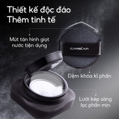 Phấn Phủ Carslan Soft Focus Make-Up Powder 8g (Vỏ Xám Siêu Kiềm Dầu) - 02 Siêu Kiềm Dầu Trong Suốt