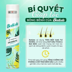 Dầu gội khô Batiste Dry Shampoo Original Hương Chanh Cổ Điển