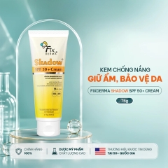 Kem Chống Nắng Fixderma Dưỡng Ẩm Cho Da Mặt & Cơ Thể Shadow SPF 50+ Cream 75g