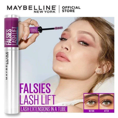 Mascara Maybelline Uốn Mi, Nâng Mi và Làm Dày Mi Falsies Lash Lift Waterproof - Very Black